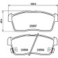 8DB355009631 Колодки тормозные дисковые