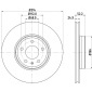 8DD355113881 Тормозной диск с покрытием,