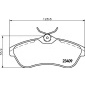 8DB355009321 Комплект тормозных колодок