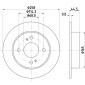 8DD355105171 Тормозной диск без покрытия