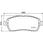 8DB355031721 Комплект тормозных колодок,