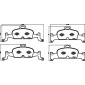 8DB355025811 Комплект тормозных колодок,