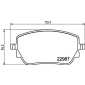 8DB355039231 Комплект тормозных колодок,