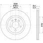 8DD355102741 Тормозной диск без покрытия