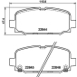 8DB355039411 Комплект тормозных колодок,