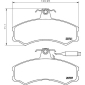8DB355006011 Тормозные колодки дисковые