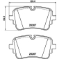 8DB355041001 HELLA Комплект тормозных колодок,