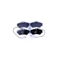 8DB355019261 HELLA Комплект тормозных колодок
