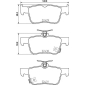 8DB355025251 Комплект тормозных колодок,