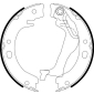 8DA355050741 HELLA Комлект тормозных накладок