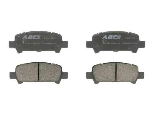 ABE C27002ABE Комплект тормозных колодок