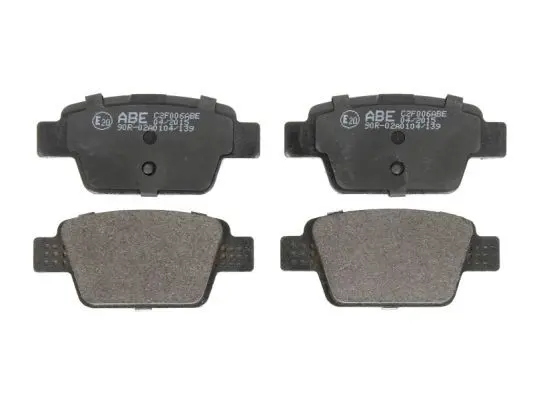 ABE C2F006ABEP Комплект тормозных колодок,