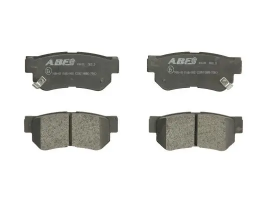 ABE C20510ABE Комплект тормозных колодок