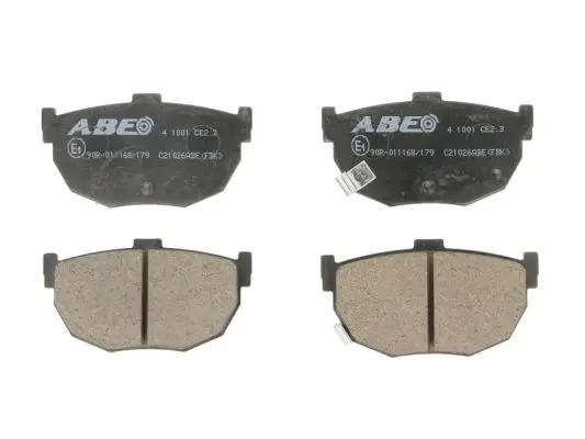ABE C21026ABE Комплект тормозных колодок