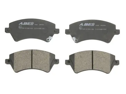 ABE C12101ABE Комплект тормозных колодок