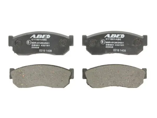 ABE C11001ABE Комплект тормозных колодок