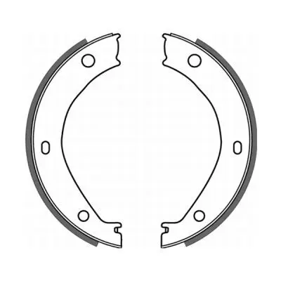 ABE CRB002ABE Комлект тормозных накладок