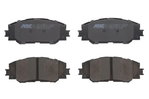 ABE C12121ABEP Комплект тормозных колодок,