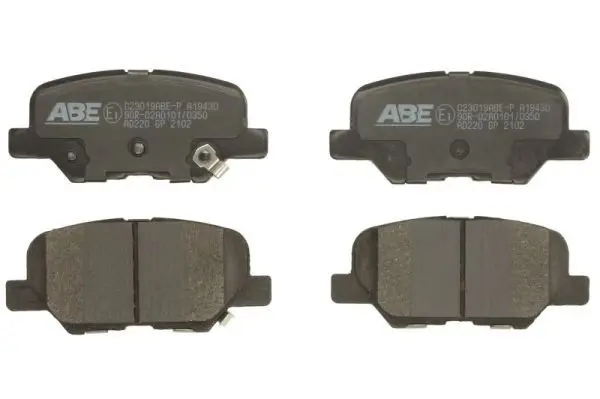 ABE C23019ABEP Комплект тормозных колодок,