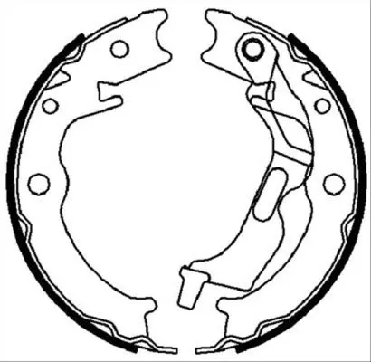 ABE C00011ABE Комлект тормозных накладок