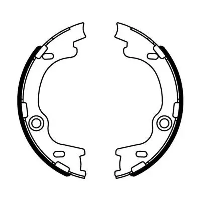 ABE C00325ABE Комлект тормозных накладок