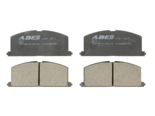 ABE C12035ABE Комплект тормозных колодок