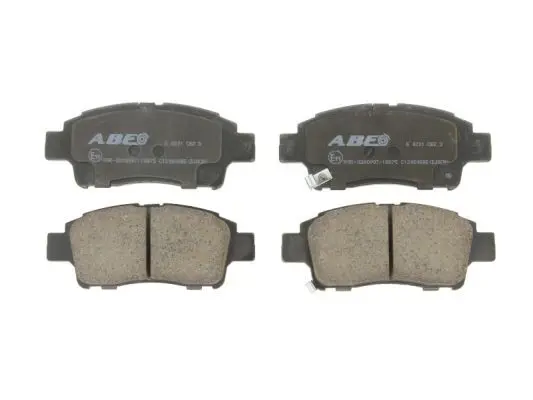 ABE C12084ABE Комплект тормозных колодок