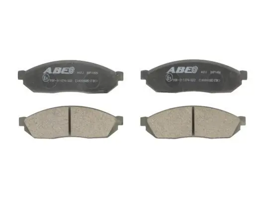 ABE C14004ABE Комплект тормозных колодок
