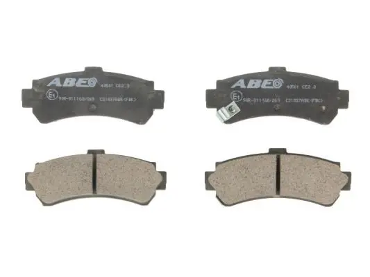 ABE C21037ABE Комплект тормозных колодок