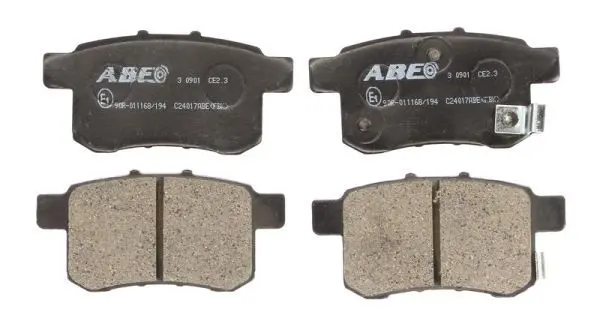 ABE C24017ABE Комплект тормозных колодок