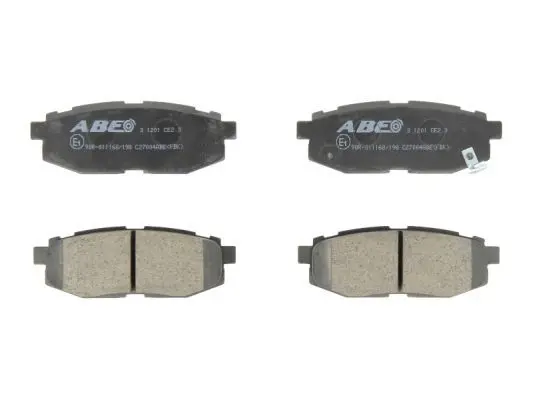 ABE C27004ABE Комплект тормозных колодок