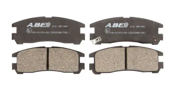 ABE C25003ABE Комплект тормозных колодок