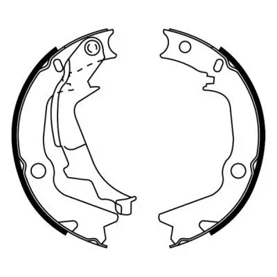 ABE C00526ABE Комлект тормозных накладок