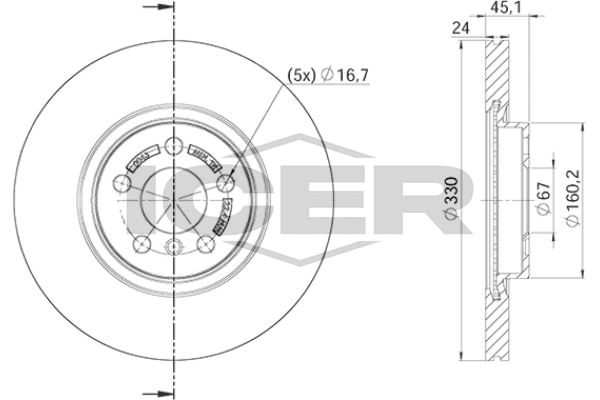 78BD0043-2 Диск тормозной передний