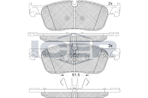 182236 Колодки тормозные Land Rover