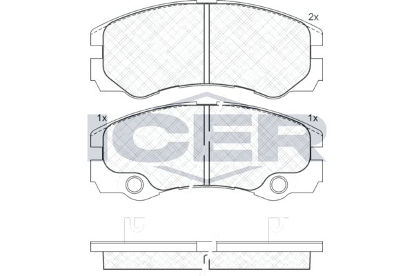 181354 Колодки тормозные Opel