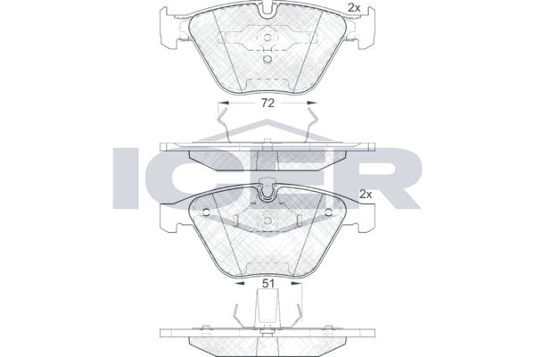 181577 Колодки тормозные BMW