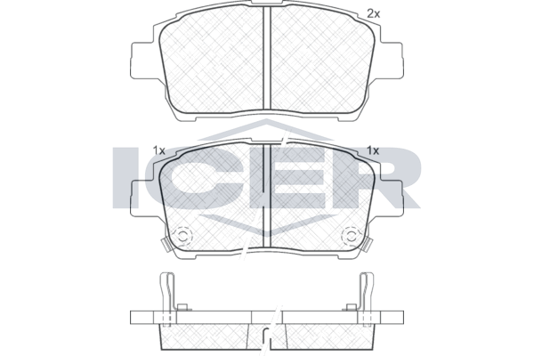 181386 Колодки тормозные Toyota