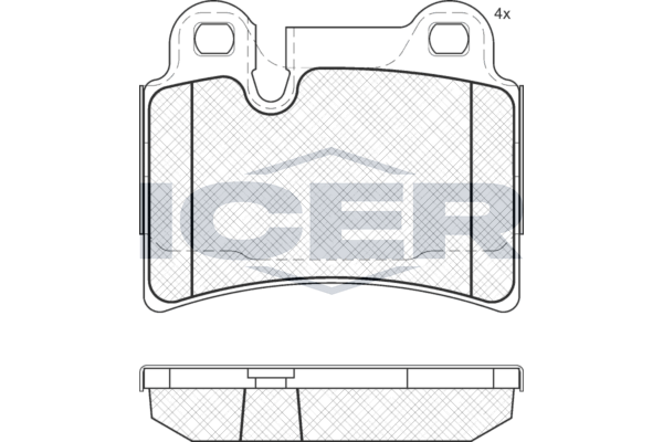 Icer 181951 181951 колодки дисковые