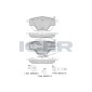 182161 Колодки задние CITROEN C4