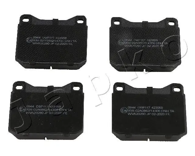 JAPKO 500944 Brake Pad Set, disc brake