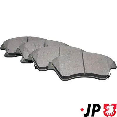 JP GROUP 1263602510 Колодки тормозные передние