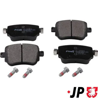 JP GROUP 1163708710 Колодки тормозные задние
