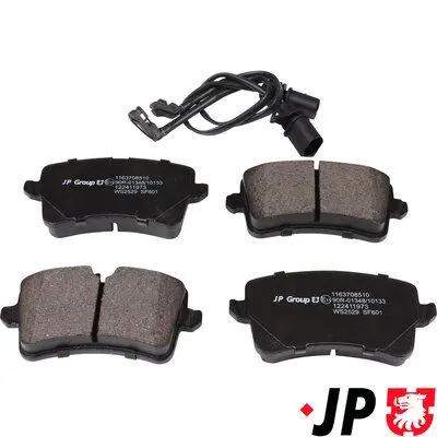 1163708510 Колодки тормозные AUDI A6