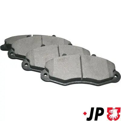 JP GROUP 1563600510 Колодки тормозные дисковые