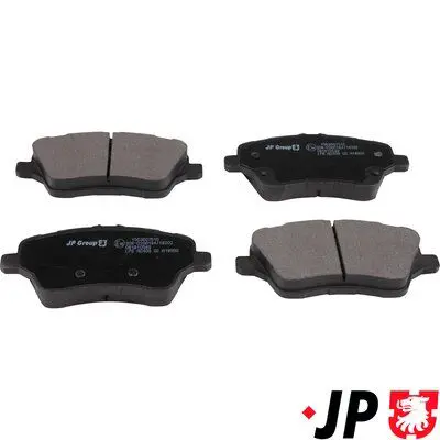 JP GROUP 1563607510 Комплект тормозных колодок,