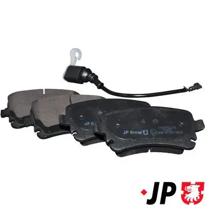 JP GROUP 1163706210 Колодки тормозные VOLKSWAGEN