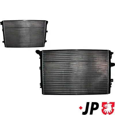 JP Group 1114208500 Радиатор охлаждения ДВС VW