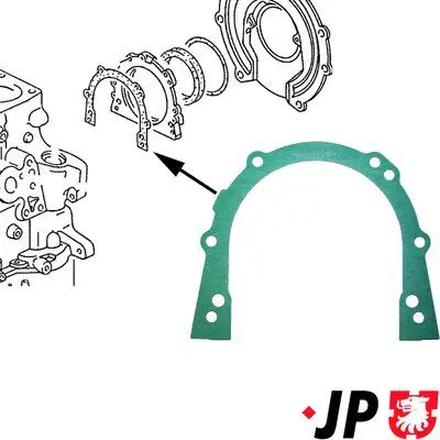 JP GROUP 1119100100 Прокладка задней крышки