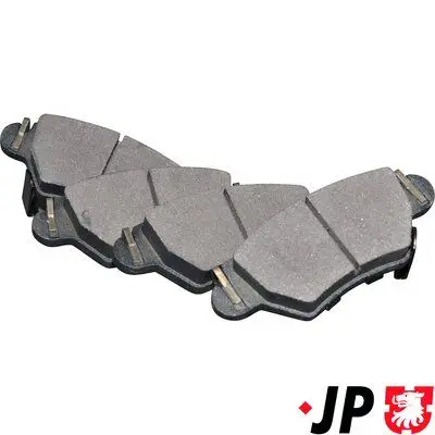 JP GROUP 1263701710 Комплект тормозных колодок,